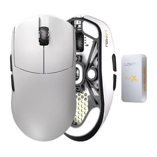 LAMZU MAYA X ゲーミングマウス【8KHzドングル付属 / 超軽量47g / Pixart PAW3950搭載】