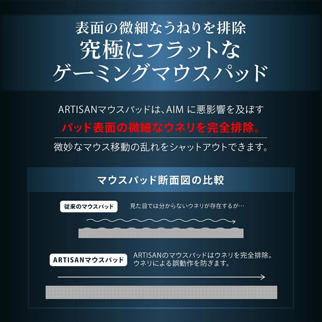 ARTISAN アーチザン FX零（ゼロ）ゲーミングマウスパッド